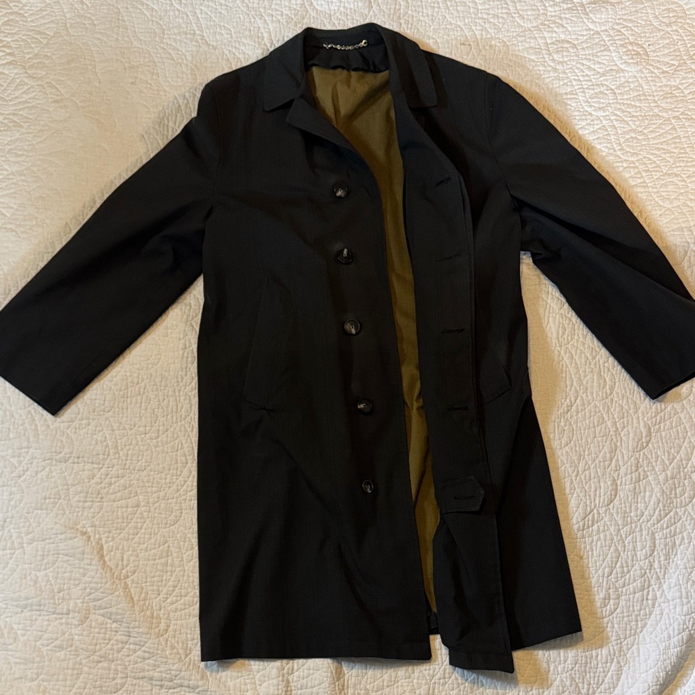Black Vintage Trench coat